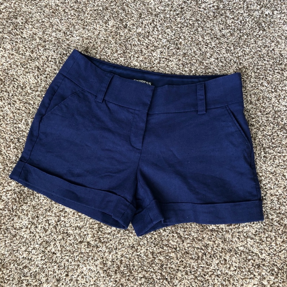 Express linen shorts